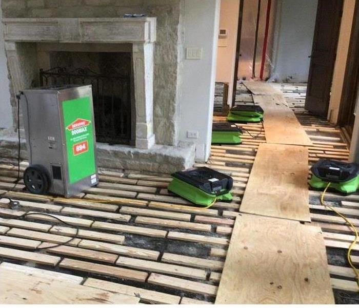 Hardwood floor removal